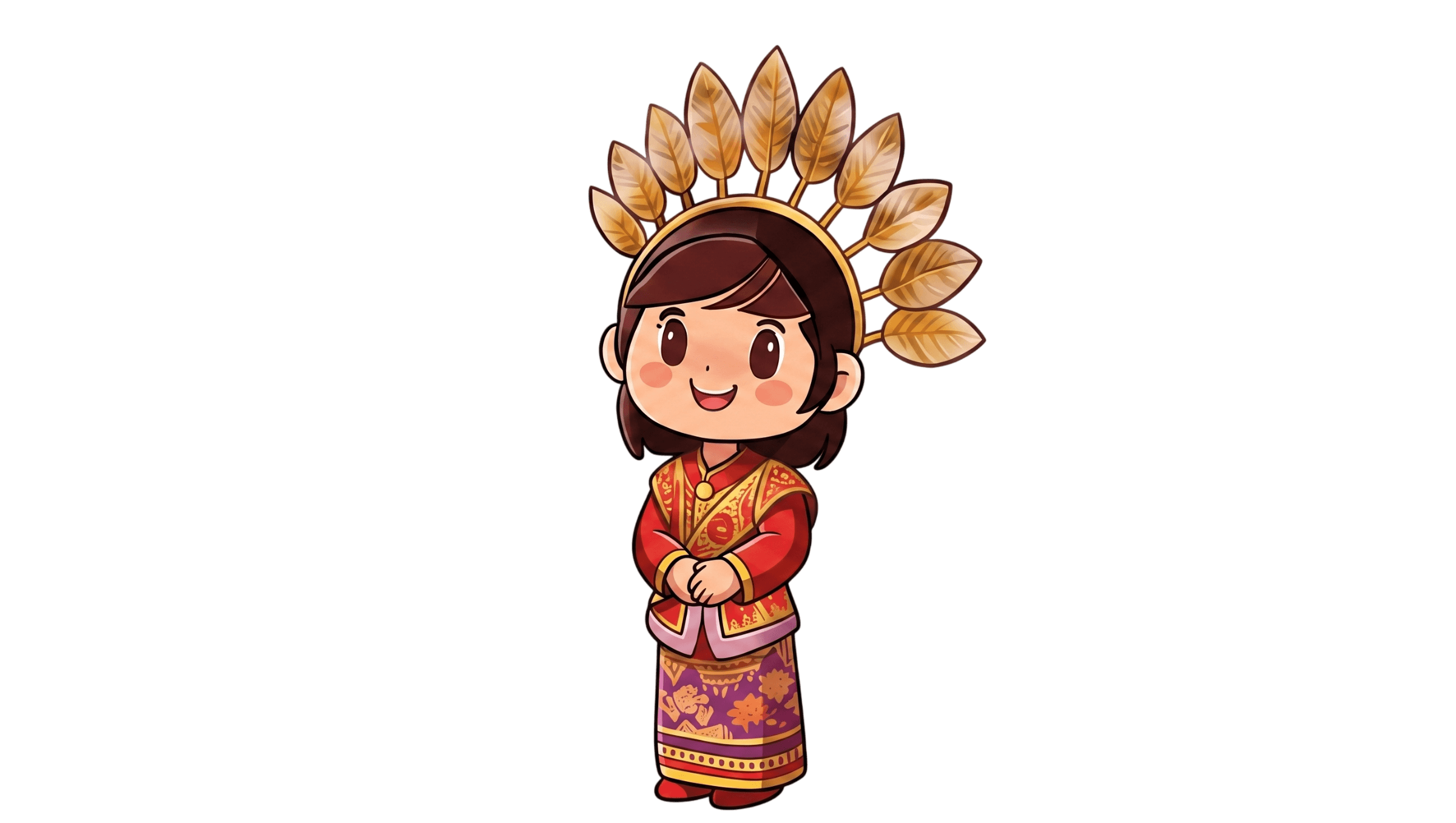 Maskot Anak Perempuan Adat Melayu